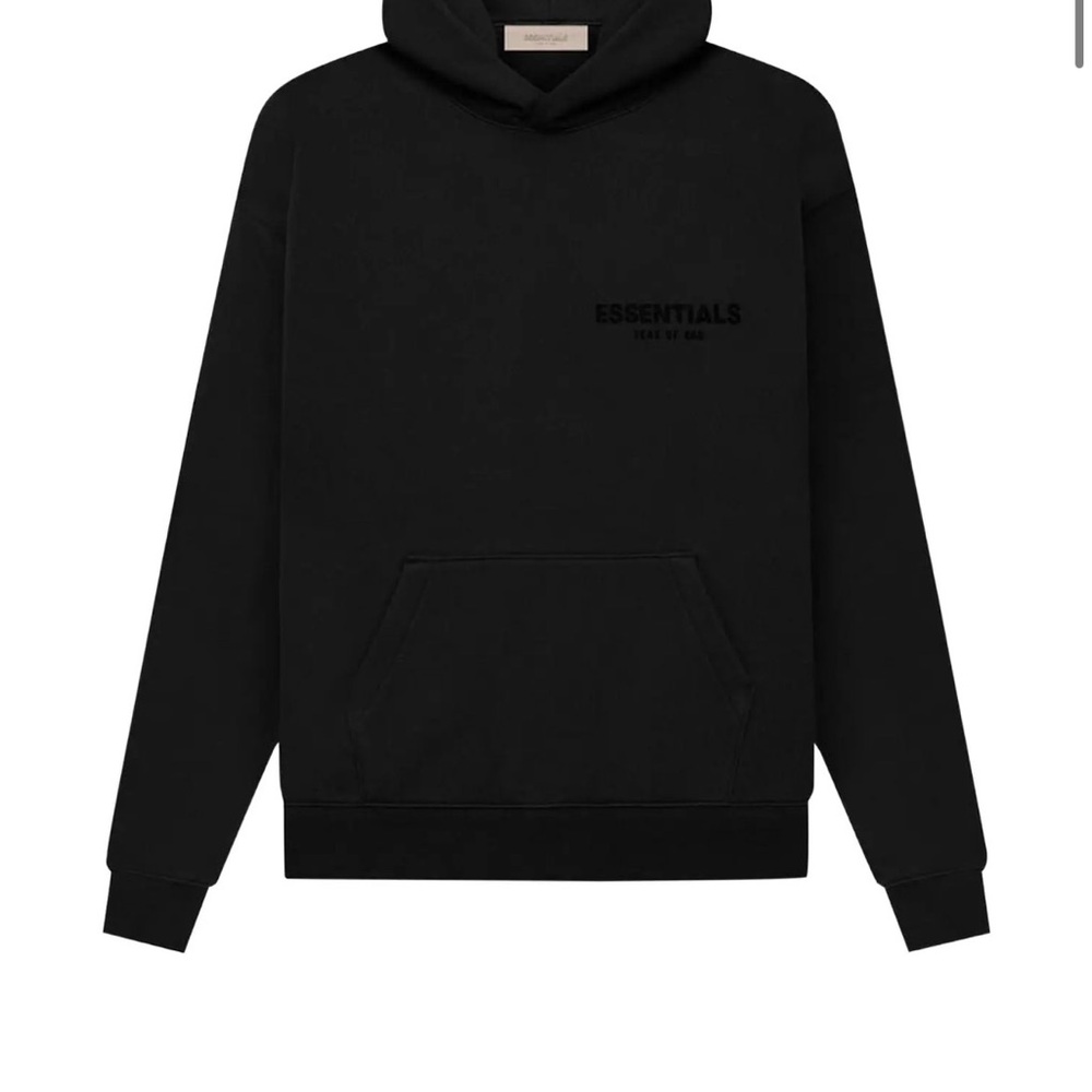 Essentials Men's Hoodie in Black